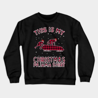 Bob Sled Winter Sports Christmas Shirt Pajama Bobsled Xmas Crewneck Sweatshirt